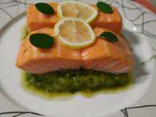 Pavé de saumon au citron vert