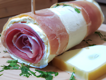 Roulé de jambon, fromage