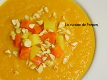 Soupe au panais, carotte et céleri rave
