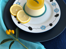 Panna cotta vanillée au lemon curd