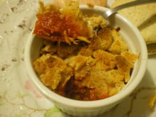 Crumble de tomates et olives