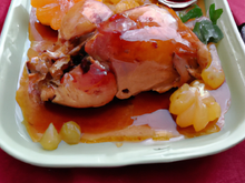 Dinde au miel et gingembre