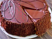 Gâteaux au chocolat et crème de banane