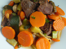 Bœuf mijoté aux légumes d'automne