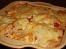 Gratin chorizo raclette