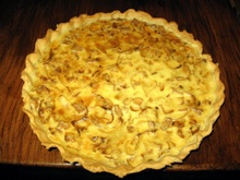 Tarte à l'oignon à la béchamel