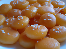 Bouchées sucrées salées aux patates douces confites