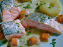 Duo saumon et cabillaud