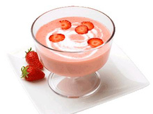 Espuma de Philadelphia aux fraises