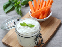 Dip ricotta et basilic