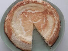 Gâteau léger au fromage blanc et à la noix de coco