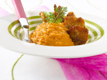 Picatta de poulet au citron vert et patates douces