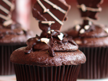 Forêt noire déclinée en cupcakes