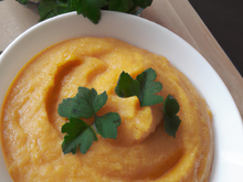 Purée de panais et mimolette