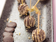 Sucettes de fromage au fromage à la Crème Elle & Vire choco-noisettes