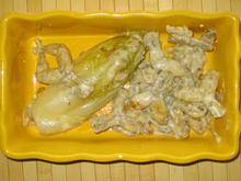 Cuisses de grenouille aux endives