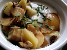 Œufs cocottes pomme & ricotta