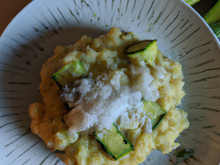 Risotto aux courgettes et parmesan