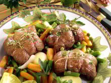 Paupiettes de veau aux carottes