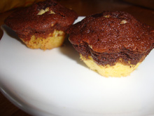 Moelleux vanille et chocolat