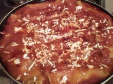 Cannellonis cuits dans la poêle