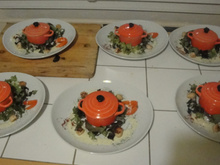 Cassolette de saint jacques sauce moutarde douce