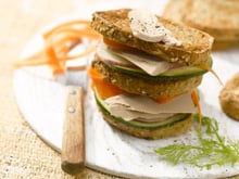 Millefeuille de légumes croquants au Fleuron de Canard