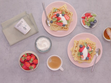 Gaufres au skyr siggi's et fruits