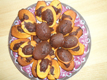 Madeleine marbrée vanille chocolat !