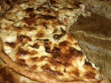 Quiche maison aux coquillettes et aux courgettes