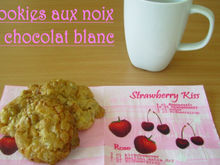 Cookies aux noix et au chocolat blanc