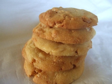 Cookies chocolat blanc et éclat de nougat