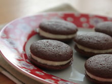 Whoopies aux deux chocolats