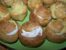 Petits choux saumon