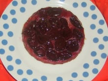 Tatin de cerises sans gluten