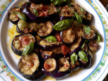 Aubergines à la calabrese