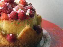 Cake quatre-quarts aux fruits rouges