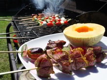 Brochettes Canard Miel