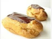Eclairs au chocolat noir sans gluten et sans produits laitiers