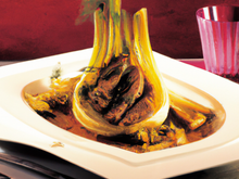 Jarret de veau aux endives braisées