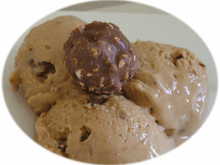Glace aux Ferrero