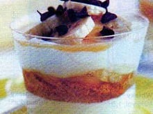 Crème à la banane et au chocolat