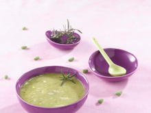 Velouté de courgettes savoureux