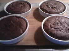 Fondant au chocolat à la crème fraîche