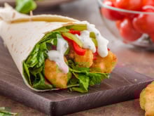 Voici la recette pour un p'tit wrap ranch fait-maison, comme le vrai