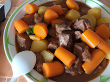 Ragoût de bœuf aux carottes et pommes de terre