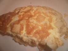 Omelette aux pommes de terre sautées