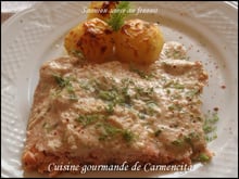 Saumon grillé à la crème de fenouil
