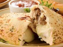 Calzone au bœuf et fromage