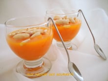 Verrine de purée de carotte au miel